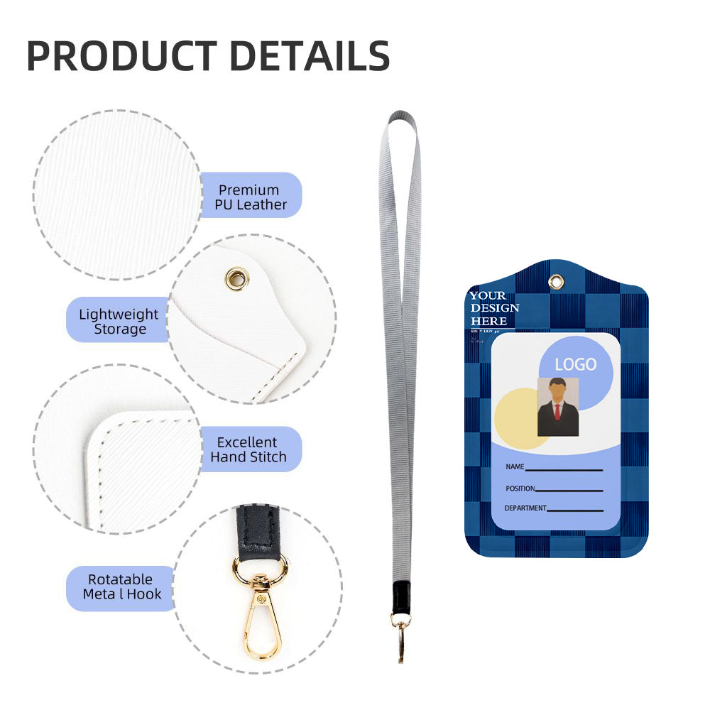 Card Badge Leather Holder