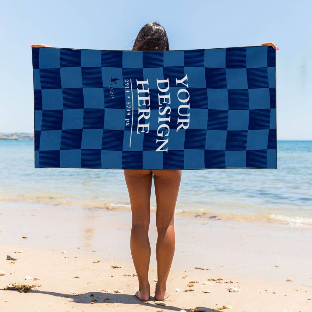 Peach Skin Velvet Beach Towel (vertical)