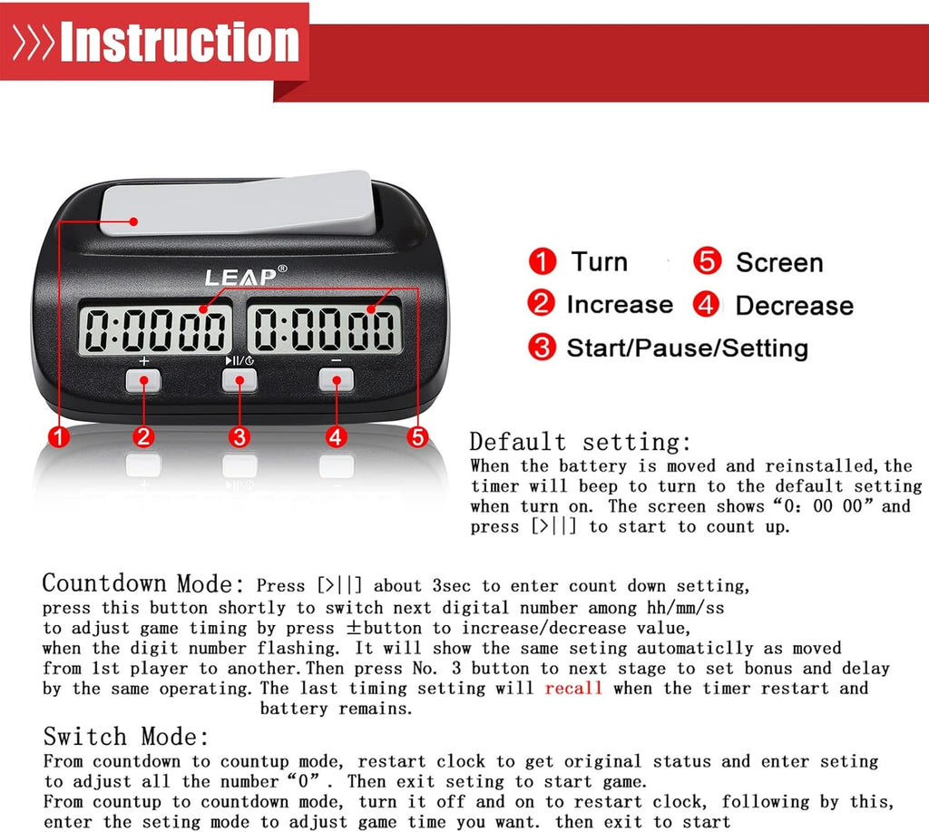 Digital Easy Chess Clock