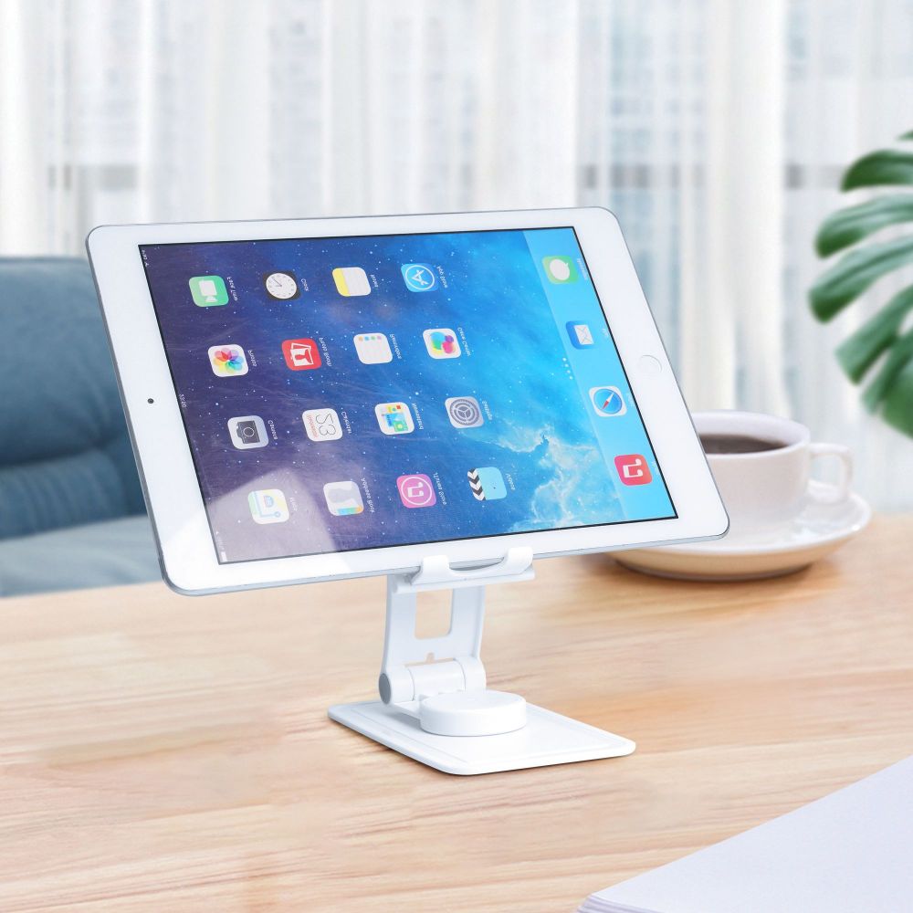 Square base Swivel phone stand
