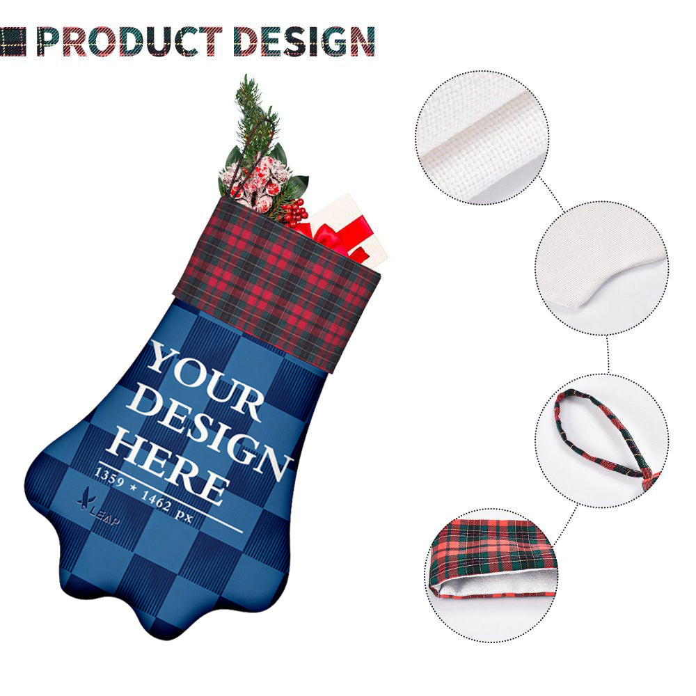 Christmas pet pow socking