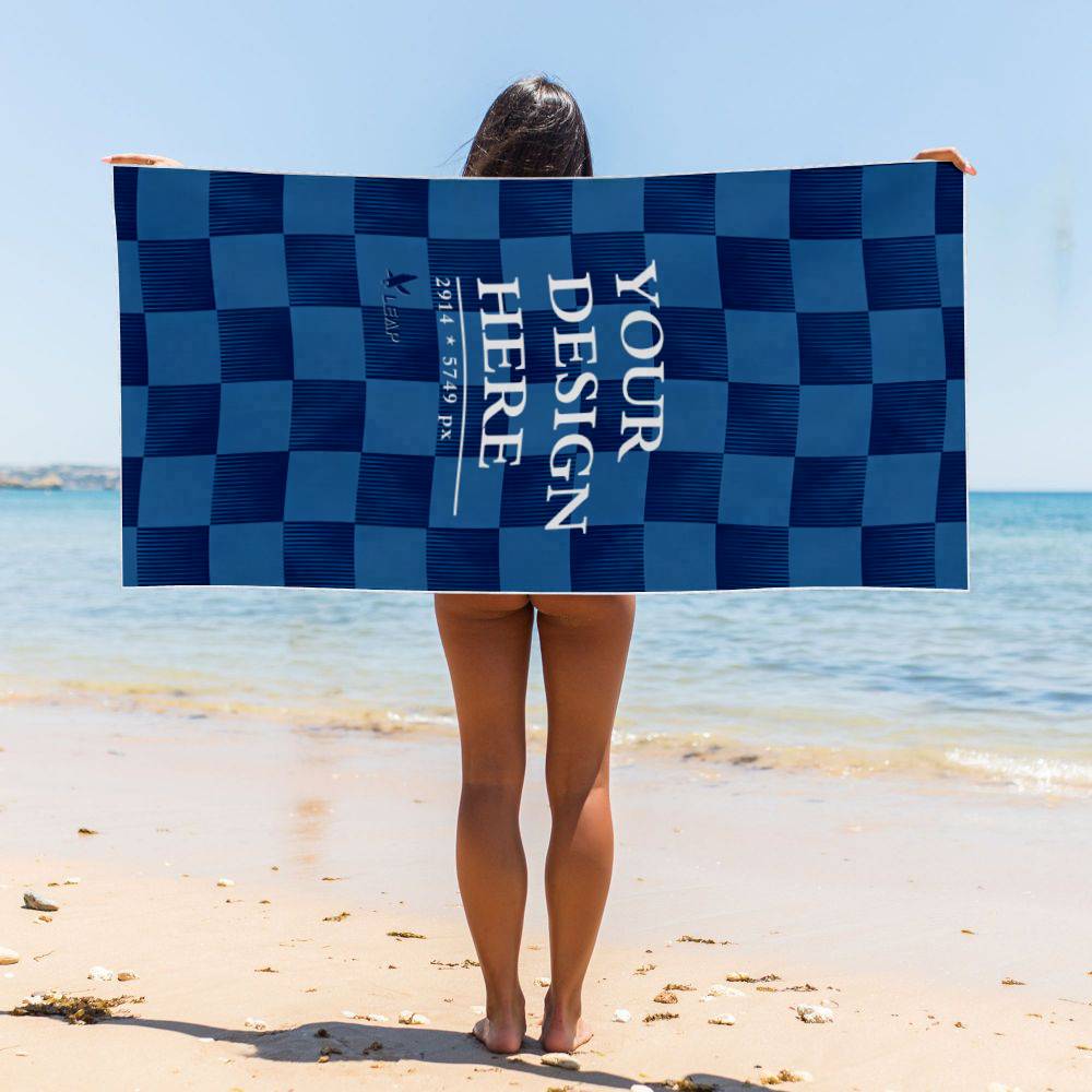 Peach Skin Velvet Beach Towel (vertical)