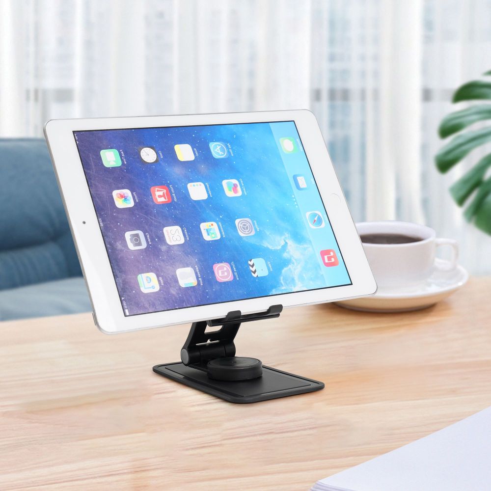 Square base Swivel phone stand