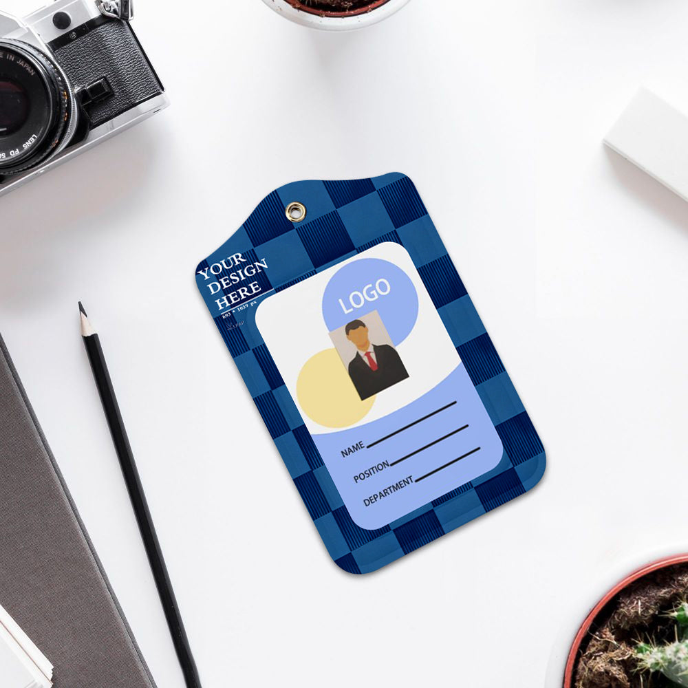 Card Badge Leather Holder