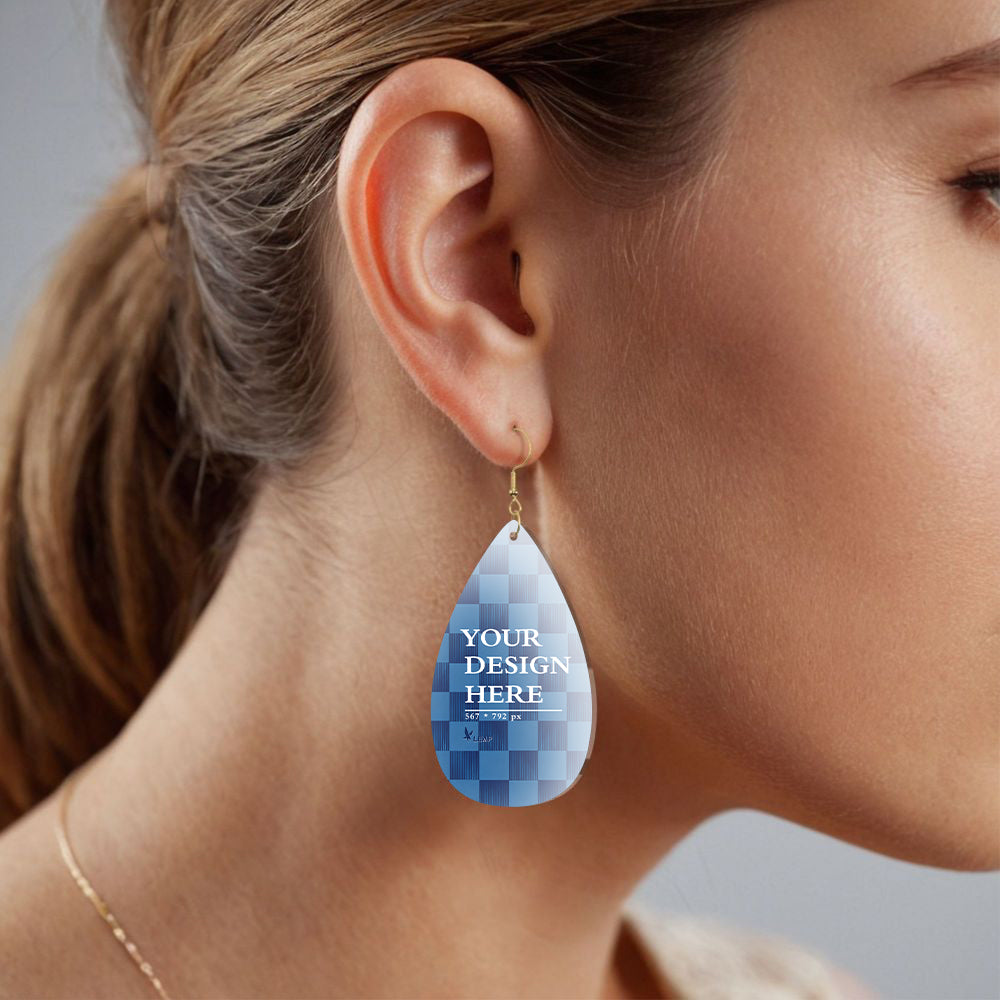Drop-shaped Acrylic Earrings