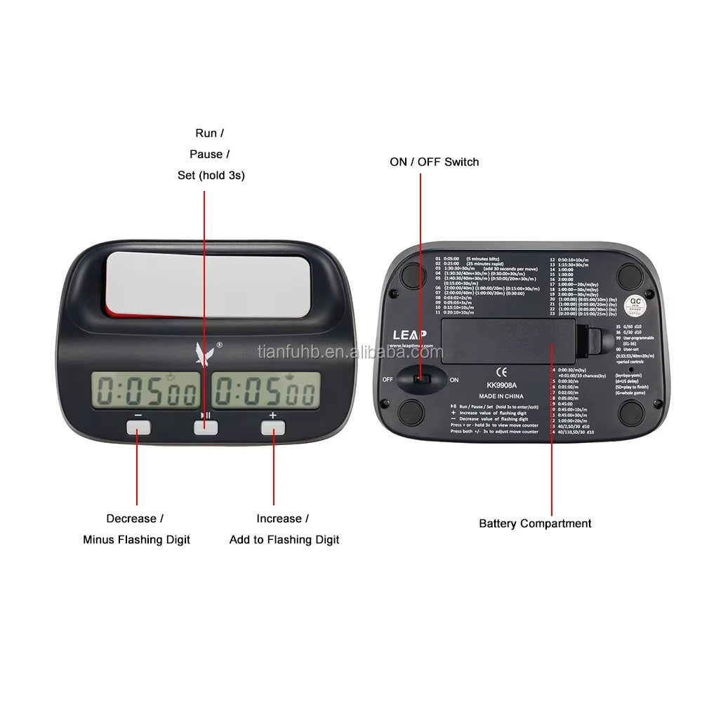 Fide Approved Professional Chess Clock