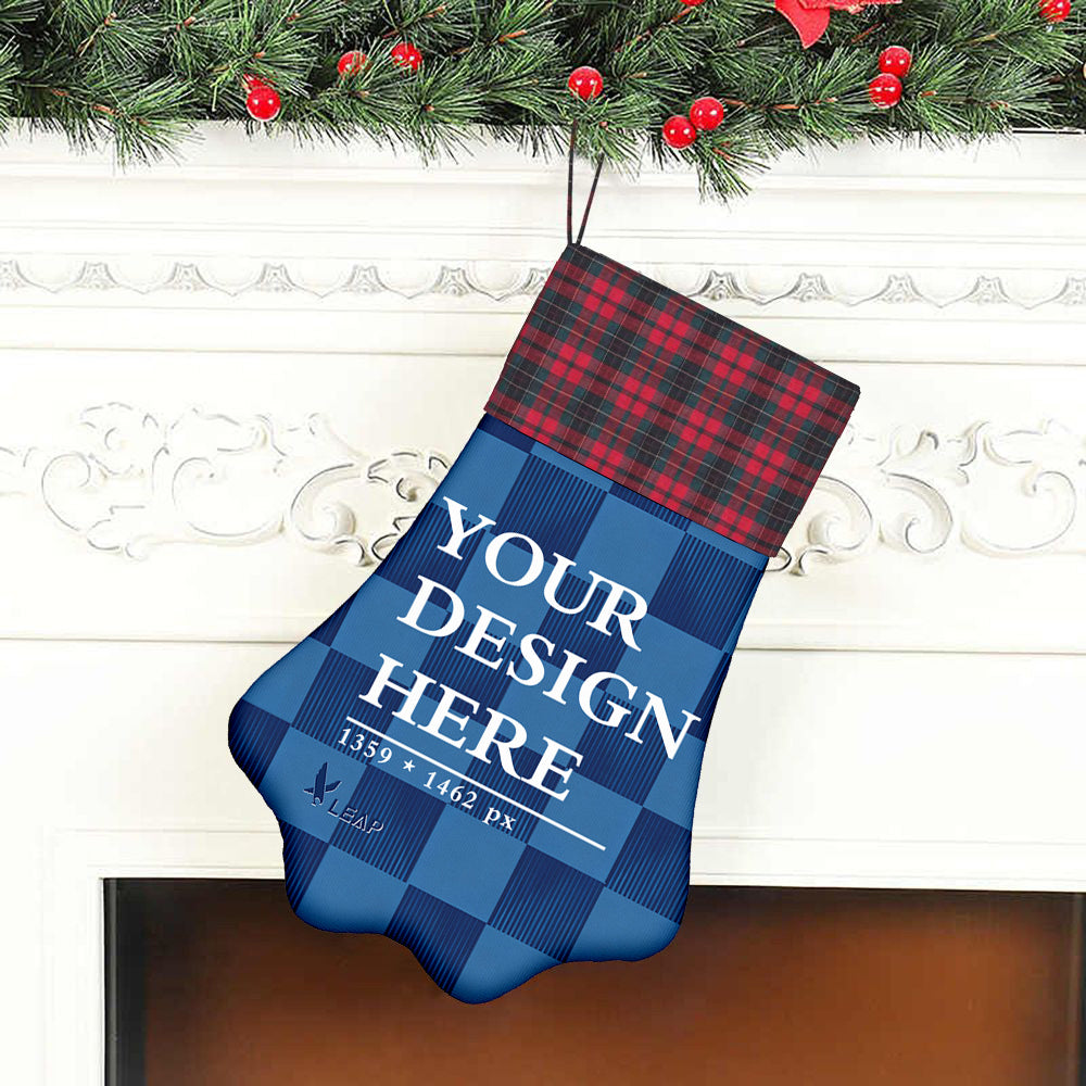 Christmas pet pow socking