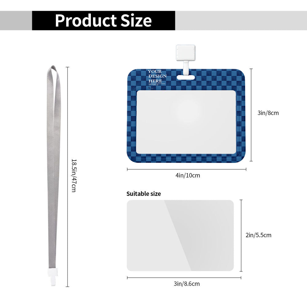 Work badge protective case (horizontal)