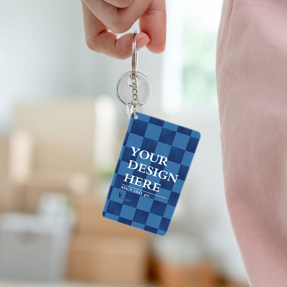 Rectangular Acrylic Keychain