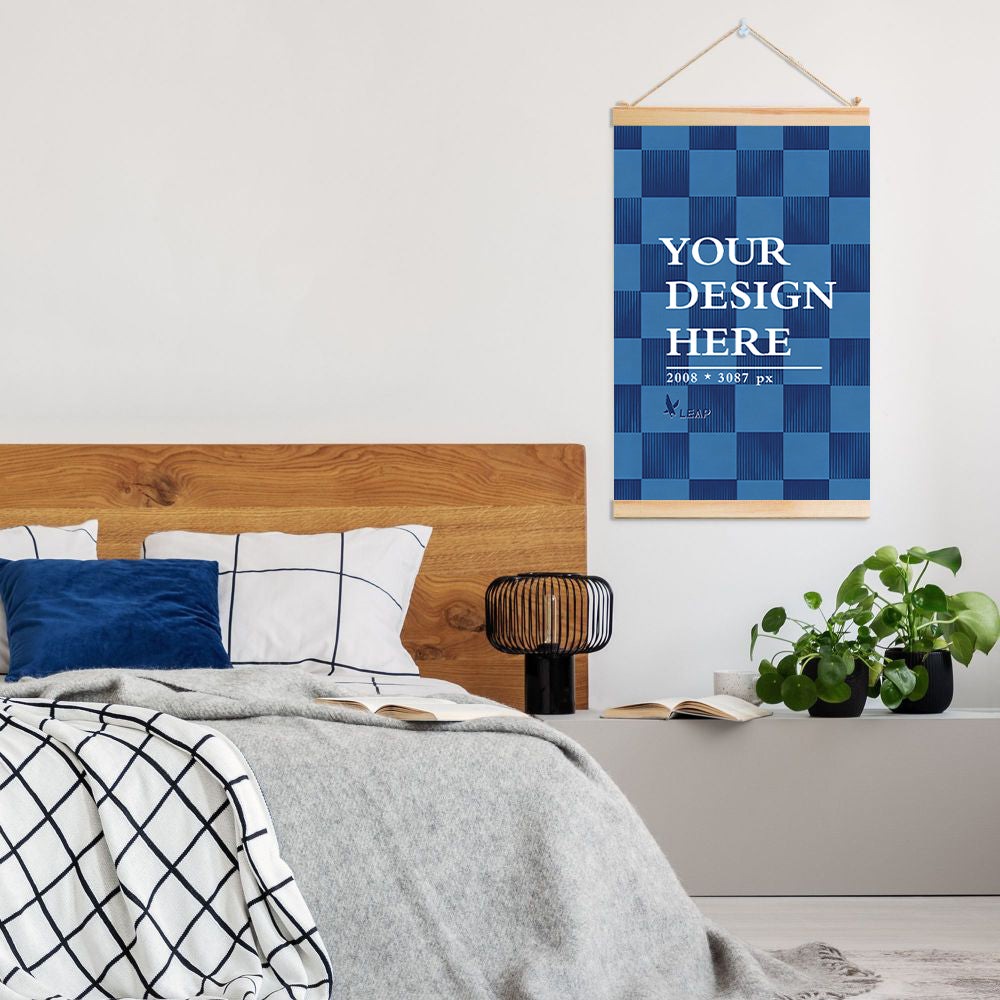 Wooden Shaft Hanging Poster