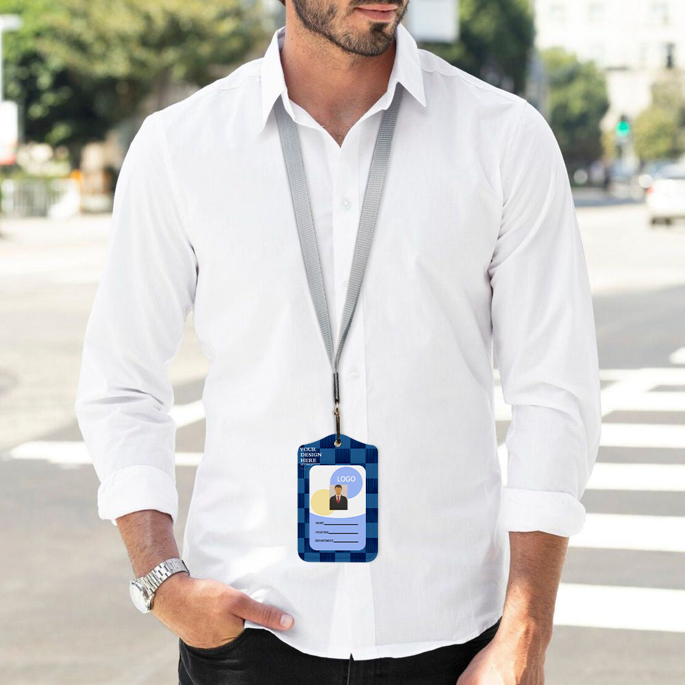 Card Badge Leather Holder