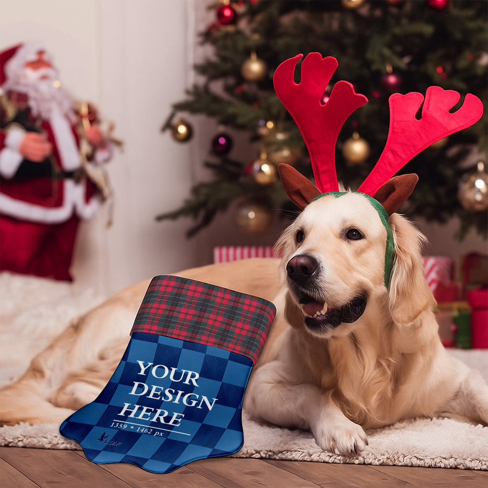 Christmas pet pow socking