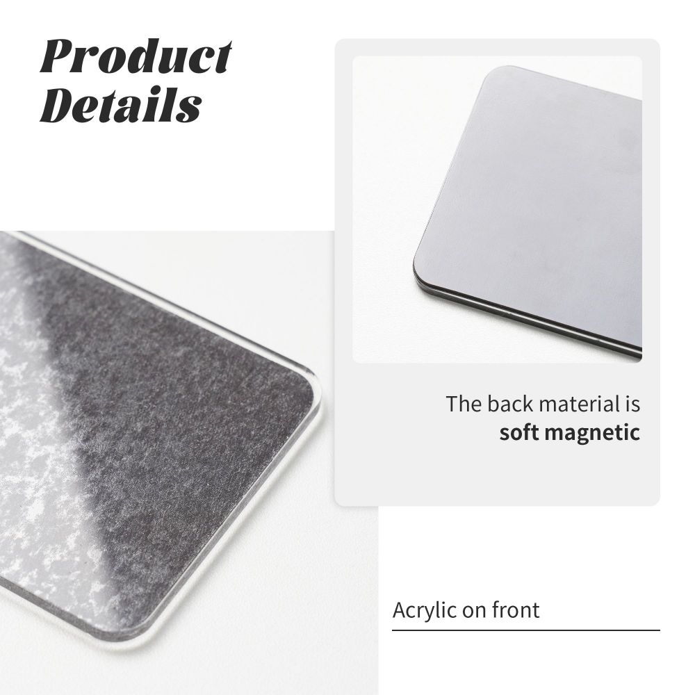 Acrylic refrigerator magnets (rectangular)