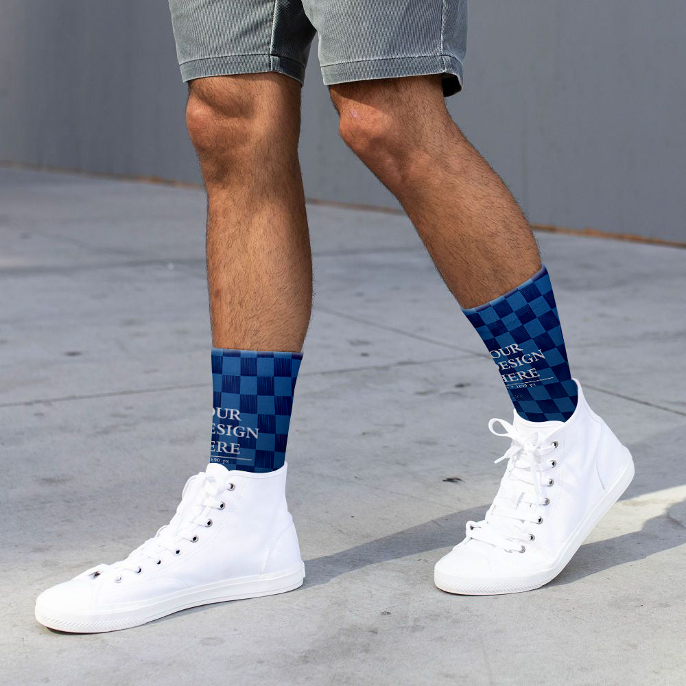 Black Sole Sports Mid-Tube Socks