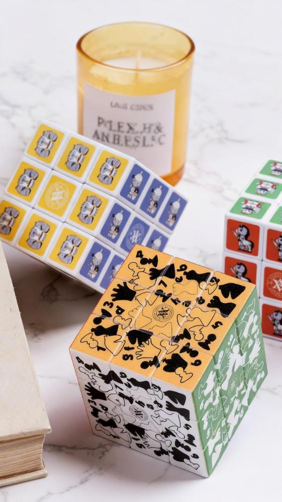 3x3 Magic Cube for Kids - Chess Design, Educational Puzzle Toy, Creative & Stylish Look