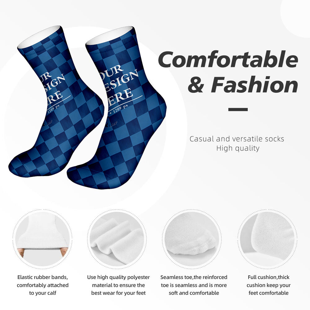 Thickened fashionable warm socks 12in