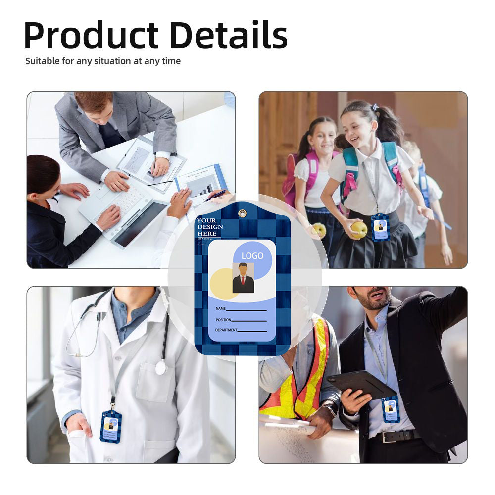 Card Badge Leather Holder