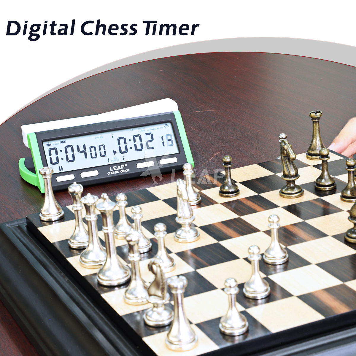 Leap PQ9918: Pro-Tournament Chess Timer — Every Second, Crafted for the Gambit.