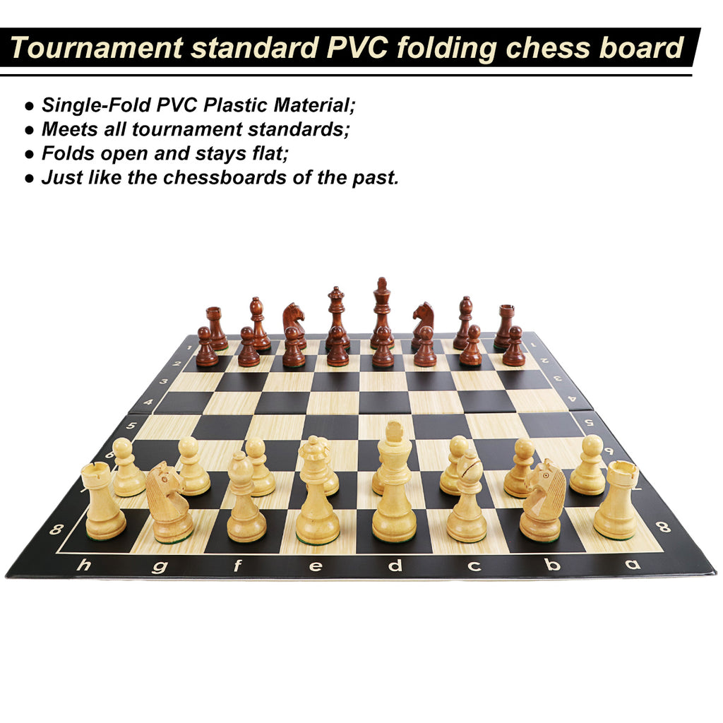 WG-QP16W Black Chess Board