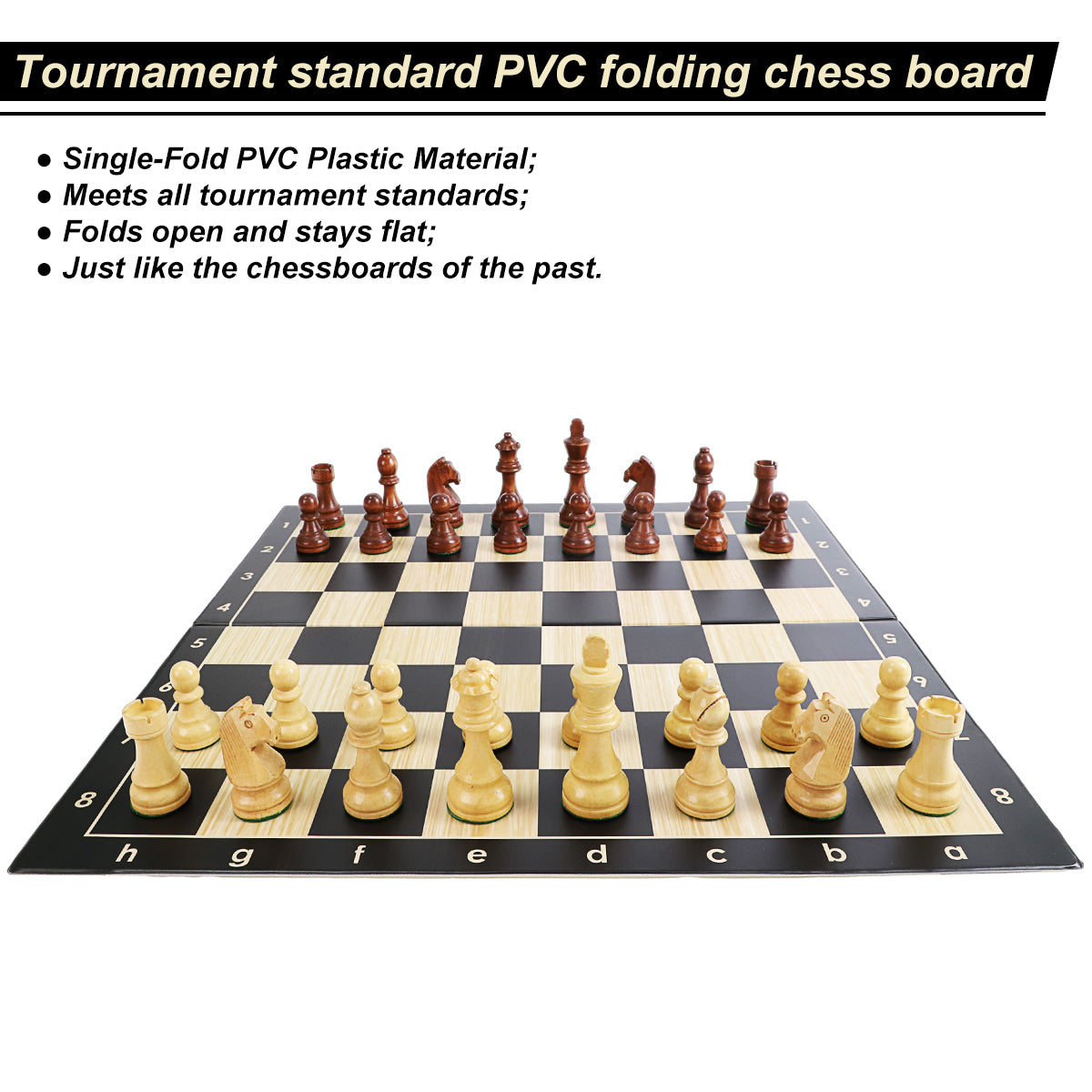 WG-QP16W Black Chess Board