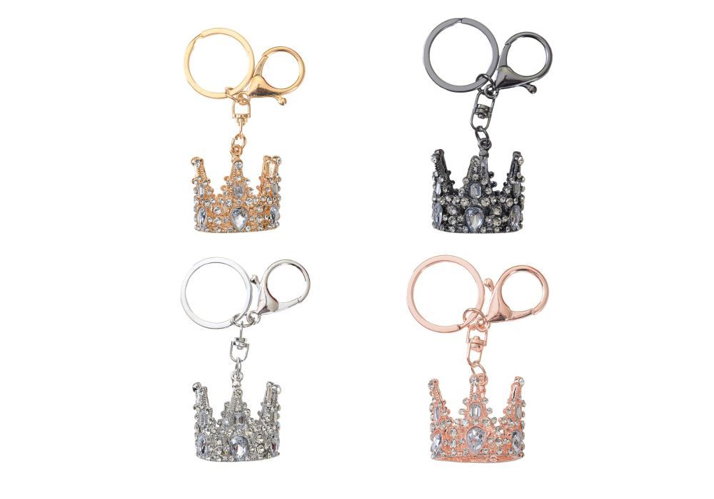 Metal Queen's Crown Keychain