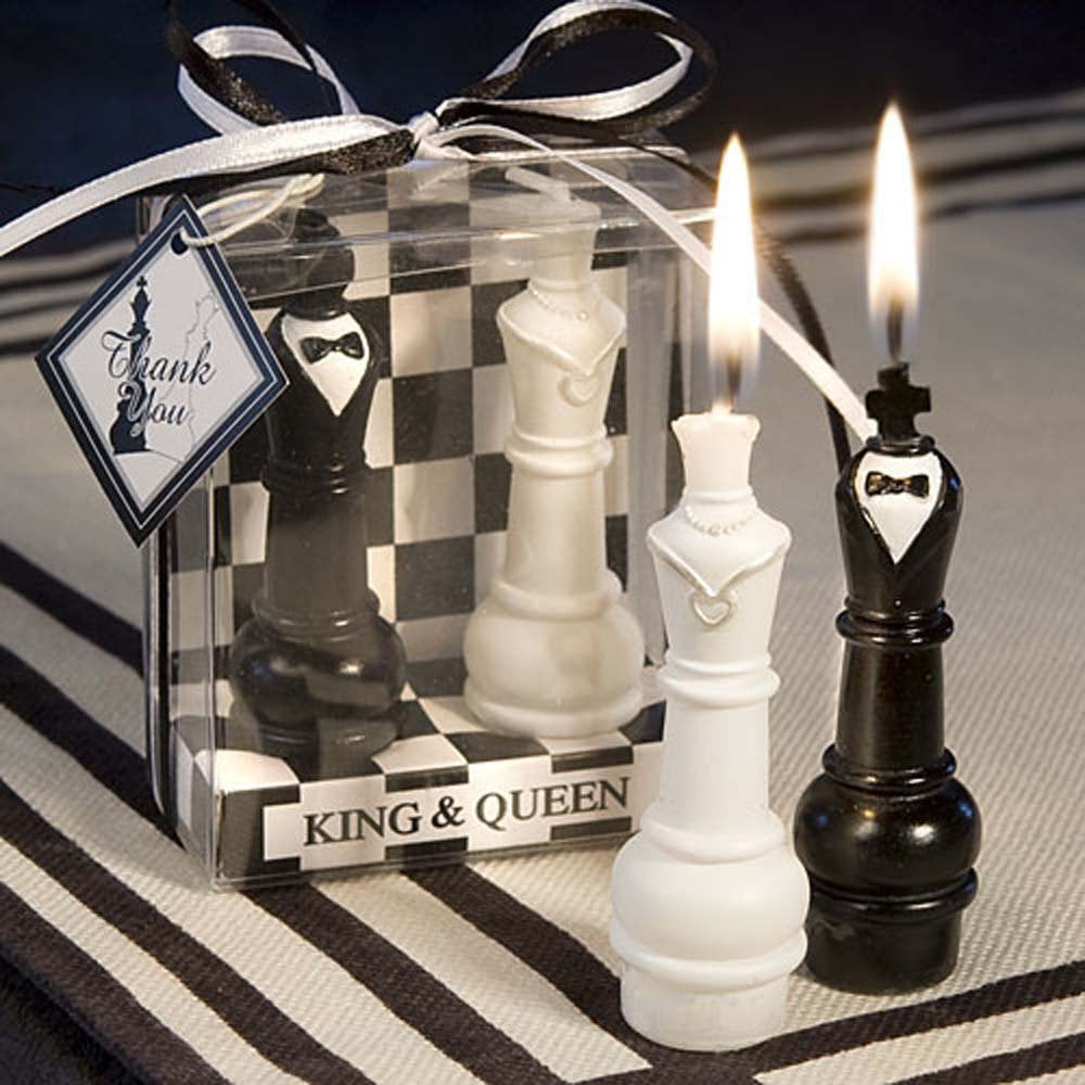 Chess kingQueen Shaped Candle