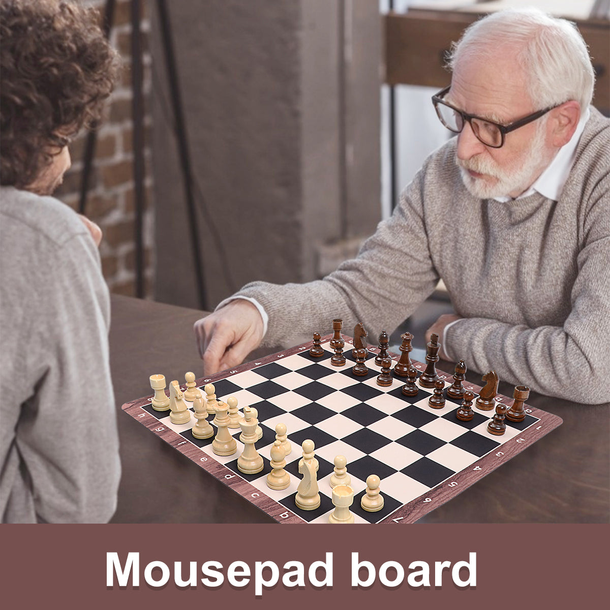 WG-QP56W Black Chess Board