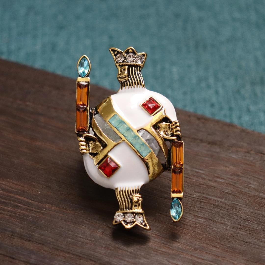 Chess Themed Creative Brooch