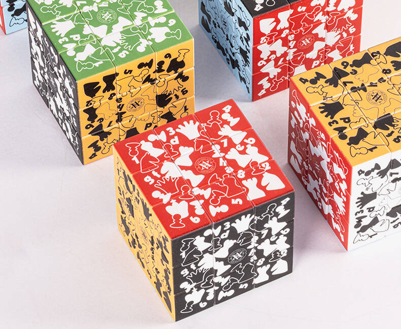 3x3 Magic Cube for Kids - Chess Design, Educational Puzzle Toy, Creative & Stylish Look