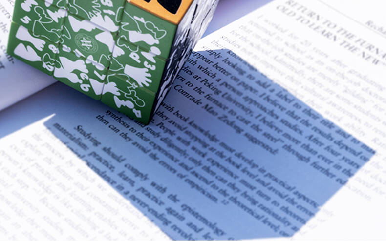 3x3 Magic Cube for Kids - Chess Design, Educational Puzzle Toy, Creative & Stylish Look