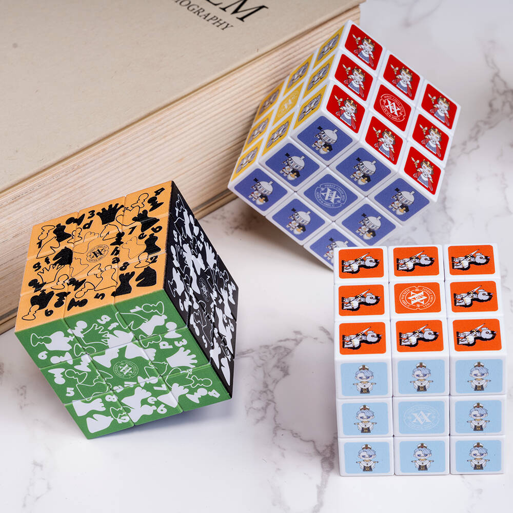 3x3 Magic Cube for Kids - Chess Design, Educational Puzzle Toy, Creative & Stylish Look