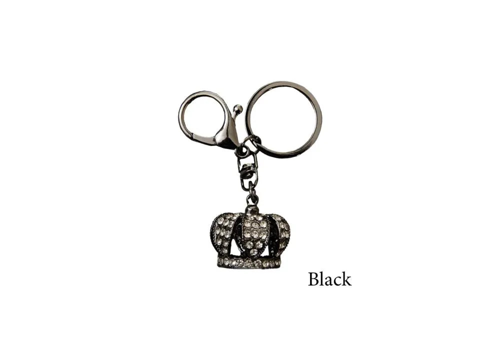 Metal king's crown keychain